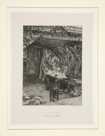 Le look out, cabinet de Victor Hugo, pl. 9 de la suite Chez Victor Hugo - Maxime Lalanne