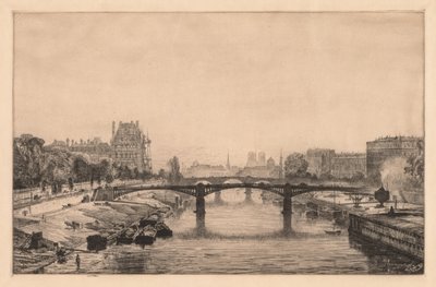 Paris, vue depuis le pont de la Concorde, 1866 - Maxime Lalanne