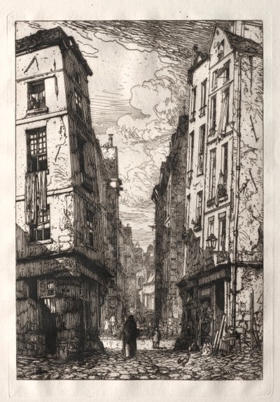 Rue des Marmousets (Vieux Paris) - Maxime Lalanne
