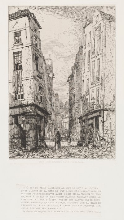 Rue des Marmousets (Vieux Paris) - Maxime Lalanne