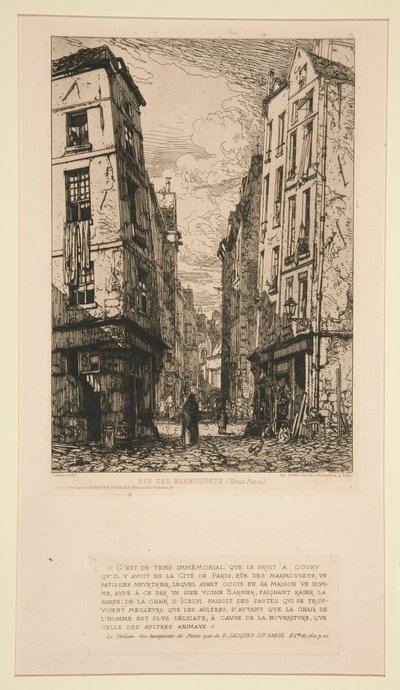 Rue des Marmousets (Vieux Paris) - Maxime Lalanne