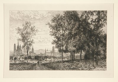 Vue de Rouen - Maxime Lalanne