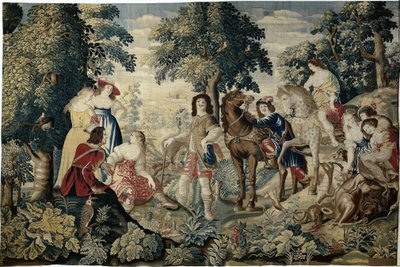 Repos dans la forêt - Maximiliaan van der Gucht