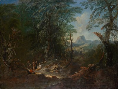 Paysage forestier "Matin" - Maximilian Joseph Schinnagl