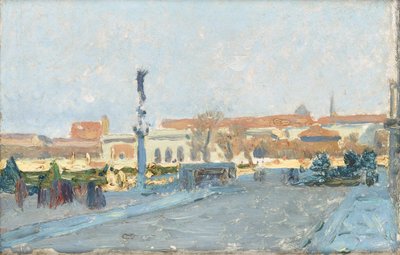 Vue de Vienne depuis la porte extérieure du château - Maximilian Suppantschitsch