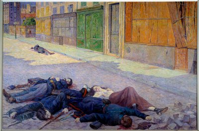 Une rue de Paris en mai 1871 ou la Commune - Maximilien Luce