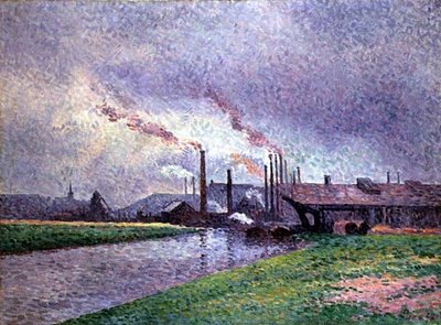 Le long de la rivière - Maximilien Luce