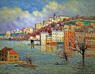 Inondation à Sèvres - Maximilien Luce