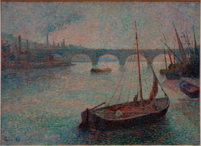 Le port de Londres - Maximilien Luce