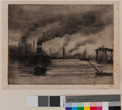 Port de Rotterdam - Maximilien Luce