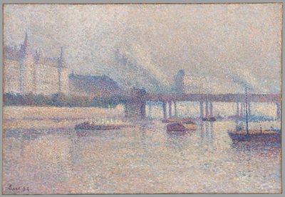 Les rives de la Seine à Paris - Maximilien Luce