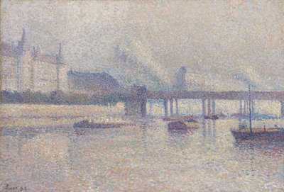 Les rives de la Seine à Paris, 1893 - Maximilien Luce