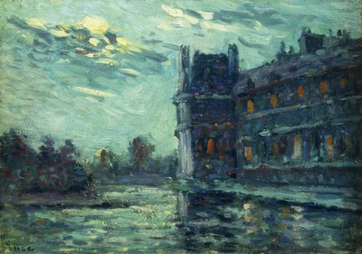 Les Inondations de 1910, Le Pavillon de Flore, 1910 - Maximilien Luce