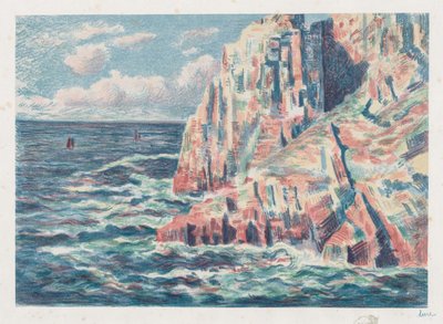 La mer à Camaret, Les Rochers Rouges, 1895 - Maximilien Luce