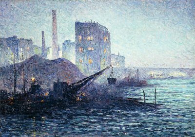 La Tamise à Londres, vers 1893 - Maximilien Luce