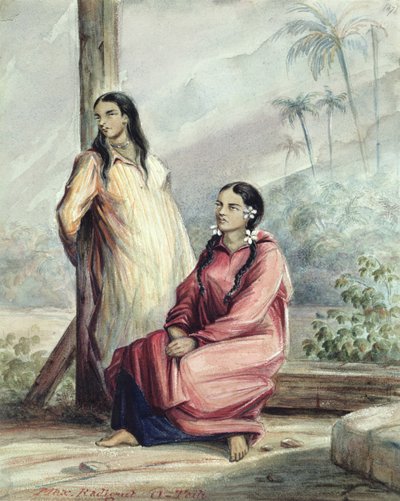 Deux femmes tahitiennes, vers 1841-48 - Maximilien Radiguet