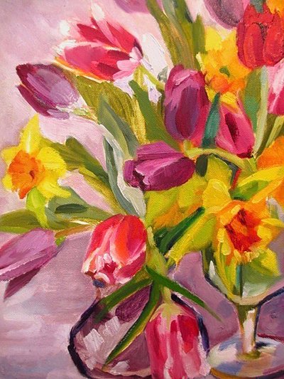 Fleurs printanières aux couleurs vives - Maxine Shore