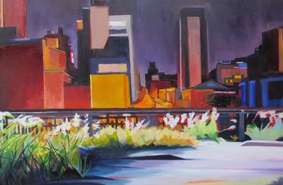 Lueur du soir sur la High Line - Maxine Shore