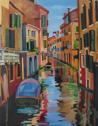 Reflets sur les canaux de Venise - Maxine Shore