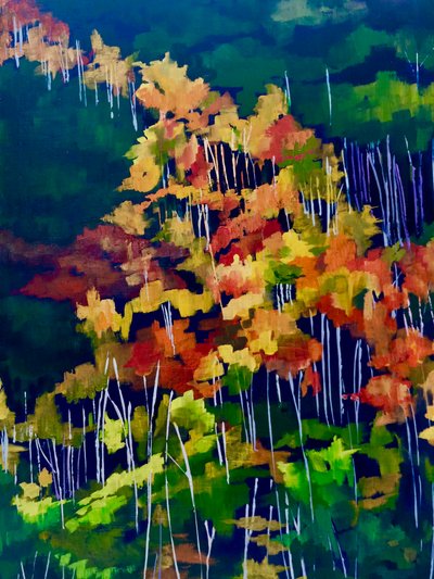 Une forêt automnale aux couleurs chatoyantes - Maxine Shore
