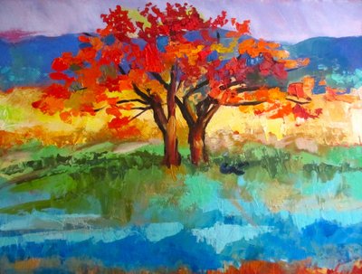 Les arbres aux couleurs chatoyantes de l