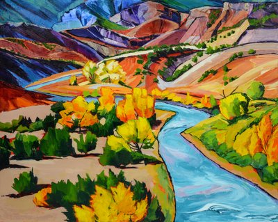 Une rivière de montagne pleine de vie - Maxine Shore