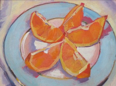 Nature morte orange vif - Maxine Shore