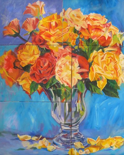 Bouquet de roses éclatantes - Maxine Shore