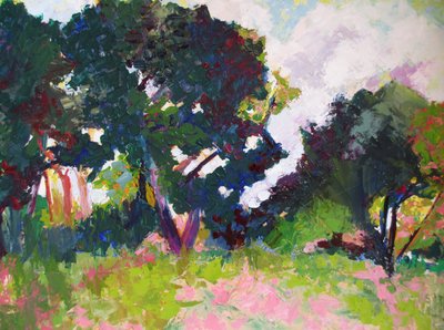 Un paysage estival éclatant - Maxine Shore