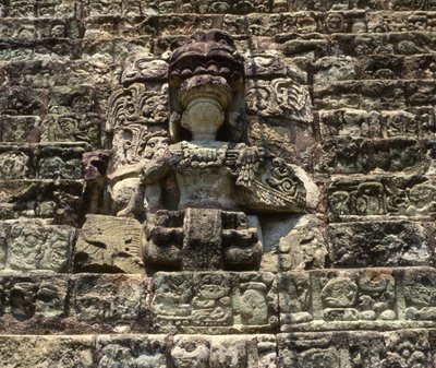 Statue Hiéroglyphique de Copan - Mayan