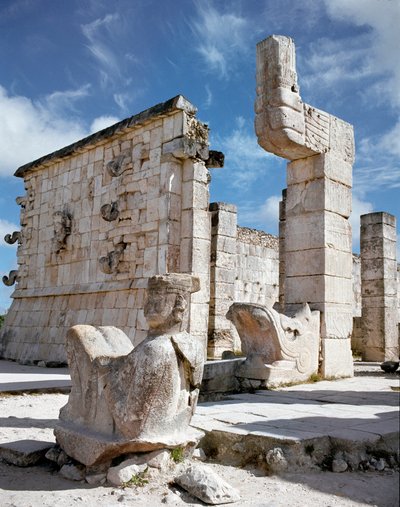 Entrée du temple des guerriers, 750-1200 - Mayan