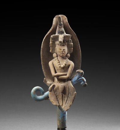 Dieu du maïs dans une enveloppe de maïs, 600-900 après J.-C. - Mayan