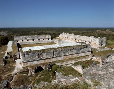 Vue du Quadrilatère des Nonnes, IXe-Xe siècle - Mayan