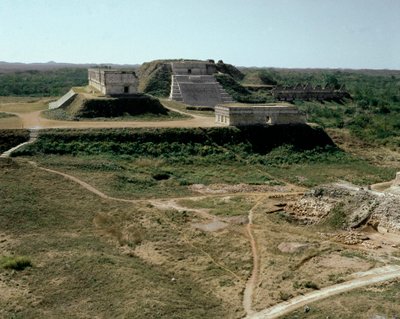 Vue du palais du gouverneur, IXe-Xe siècle - Mayan