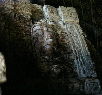 Masque architectural, Temple des Mascarones, Kohunlich, péninsule du Yucatán, Mexique, période classique ancienne (300-600 ap. J.-C.) - Mayan Mayan