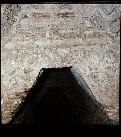 Sculpture du sous-sol du palais, période classique tardive Maya - Mayan Mayan
