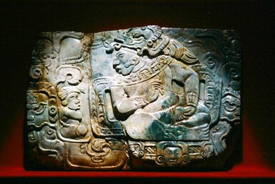 Pectoral du roi et courtisan, de Nebaj, Guatemala, période classique - Mayan Mayan