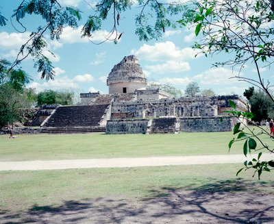 Civilisation précolombienne : vue du site de Chichen Itza dans la région du Yucatan - Mayan Mayan