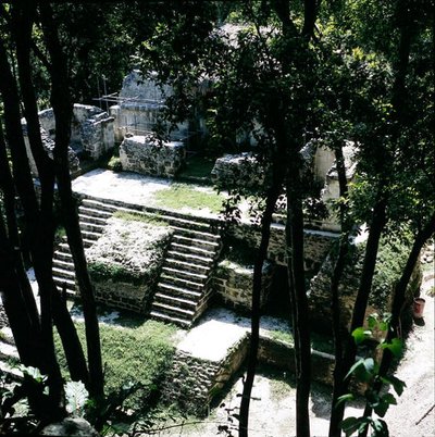 Temple N, Période Classique Tardive (600-900 AD) - Mayan Mayan