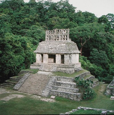 Vue du Temple du Soleil, Maya Classique Tardif - Mayan Mayan