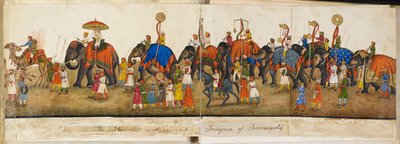 Panorama processionnel, illustration de 