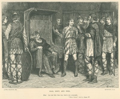 Illustration pour Le Roi Lear (gravure) - McLaren John Ralston