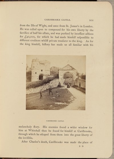 Château de Carisbrooke ; vue générale - McLean and Melhuish