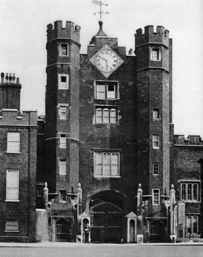 Porte en brique pour un pavillon de chasse royal à St James, Londres, 1926-1927 - McLeish