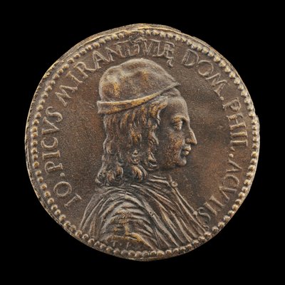 Giovanni Pico della Mirandola, 1463-1494, philosophe et poète - Medallist T.R.