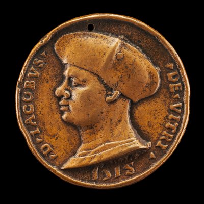 Jacques de Vitry-La Lière, mort en 1515, chanoine, doyen et chancelier [avers], 1518 - Medallist of 1518