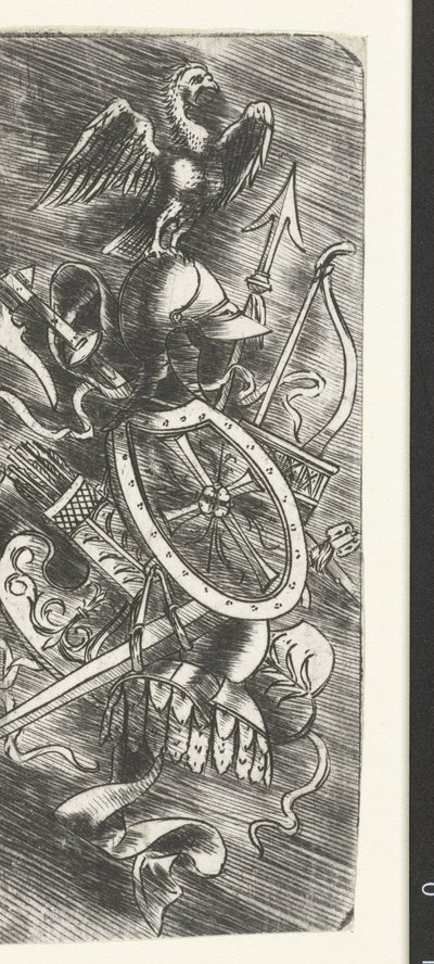 Aigle sur un trophée d