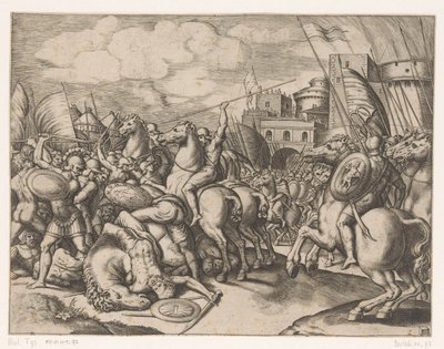 Victoire de Scipion sur le roi Syphax - Meester van de Dobbelsteen