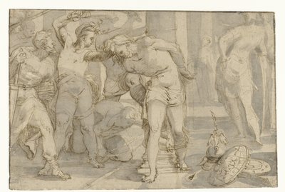 La flagellation du Christ - Meester van de Egmont Albums