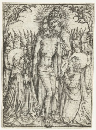 Adoration de la Sainte Trinité par Marie, Jean l